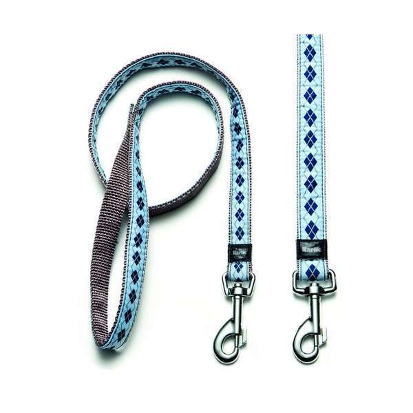 Bild 1 von Karlie Art Joy Plus Leine RHOMBUS - Blau  / (Variante) 100cm x 25mm