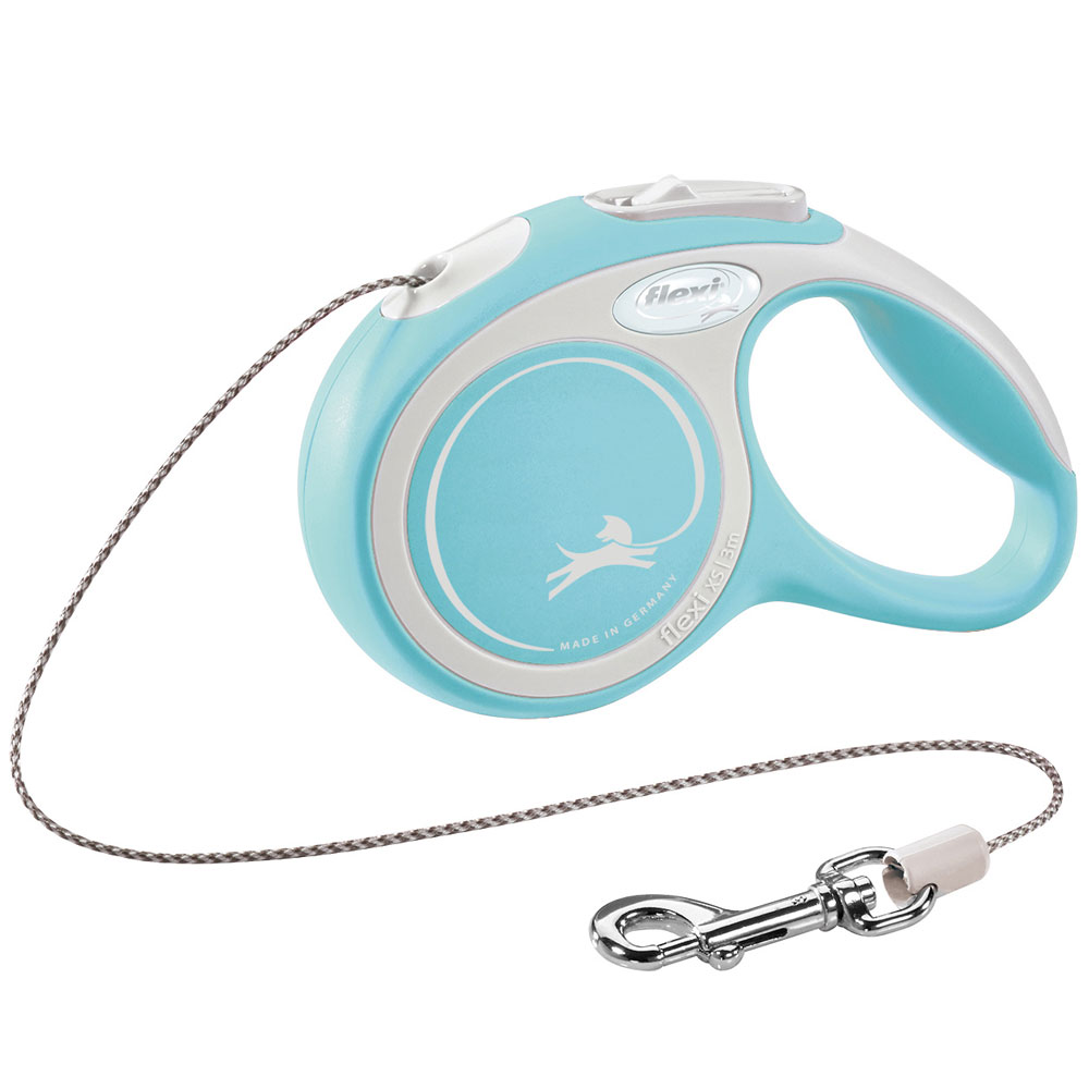 Bild 1 von FLEXI Rollleine New COMFORT Seil - 3m, bis 8kg  / (Variante) hellblau